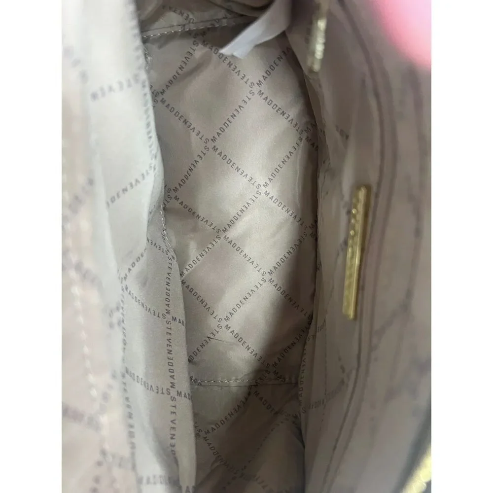 Steve Madden Bevelyn Crossbody Satchel (MT Olive) Nice Fall Color